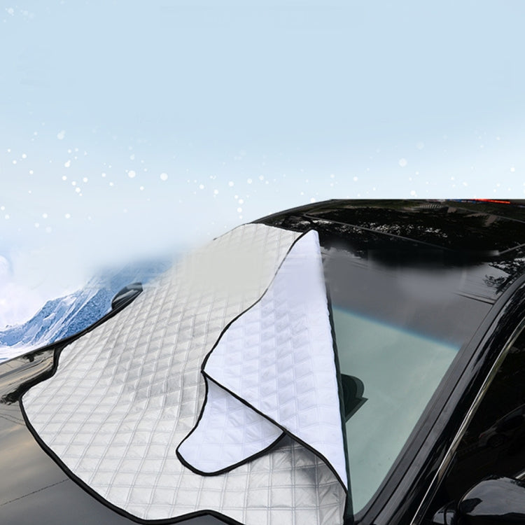 Automobile Front Windshield Cover Snow Cover Plus Cotton Car Windshield Sun Shade Winter Car Snow Shield Cover, Random Color Delivery - PE Material by PMC Jewellery | Online Shopping South Africa | PMC Jewellery | Buy Now Pay Later Mobicred