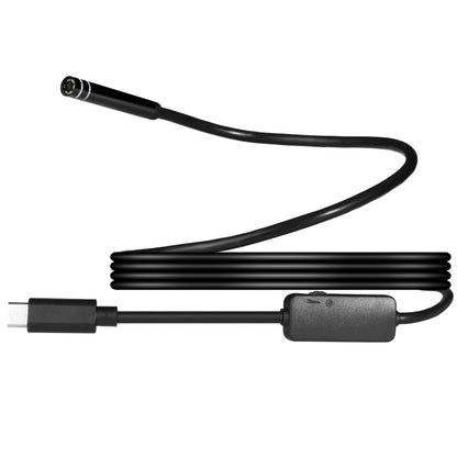 AN97 USB-C / Type-C Endoscope Waterproof IP67 Tube Inspection Camera with 8 LED & USB Adapter, Length: 1m, Lens Diameter: 7mm -  by PMC Jewellery | Online Shopping South Africa | PMC Jewellery | Buy Now Pay Later Mobicred