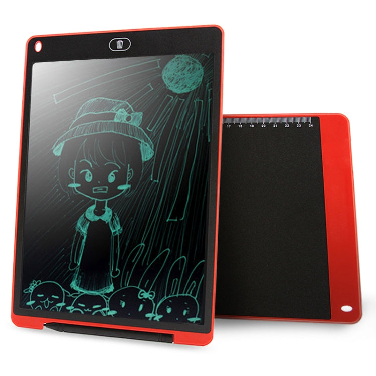 Portable 12 inch LCD Writing Tablet Drawing Graffiti Electronic Handwriting Pad Message Graphics Board Draft Paper with Writing Pen(Red) - free shipping - PMc TechLife - Order now!