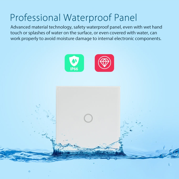 NEO NAS-SC01W Wireless WiFi EU Smart Light Control Switch 1Gang - free shipping - PMC Jewellery - Order now!