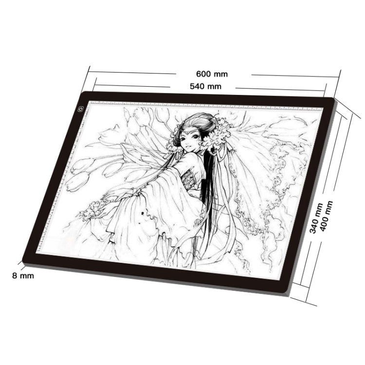 23W 12V LED Three Level of Brightness Dimmable A2 Acrylic Copy Boards Anime Sketch Drawing Sketchpad, EU Plug -  by PMC Jewellery | Online Shopping South Africa | PMC Jewellery | Buy Now Pay Later Mobicred