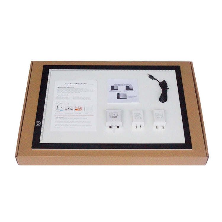 8W 5V LED USB Three Level of Brightness Dimmable A3 Acrylic Scale Copy Boards Anime Sketch Drawing Sketchpad with USB Cable & Power Adapter -  by PMC Jewellery | Online Shopping South Africa | PMC Jewellery | Buy Now Pay Later Mobicred