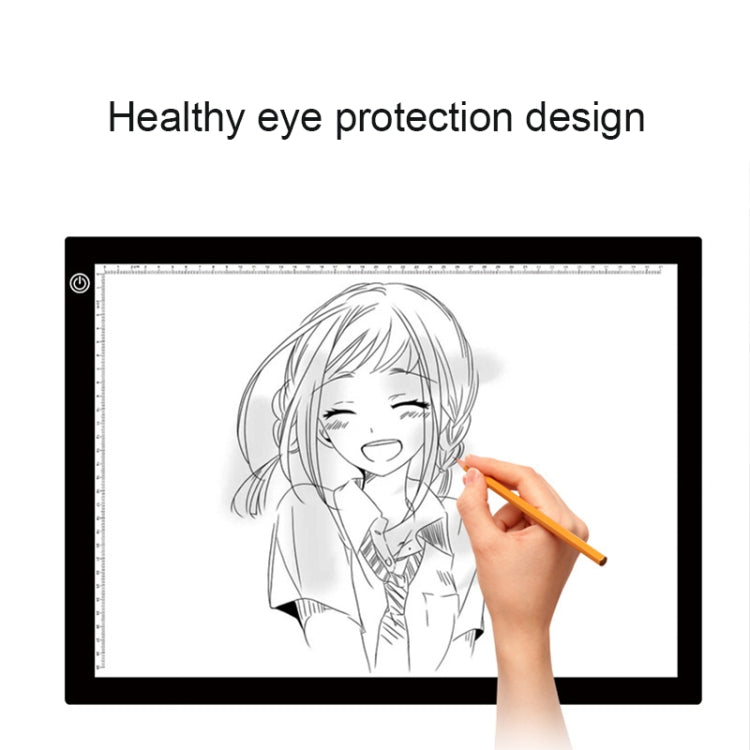 8W 5V LED USB Three Level of Brightness Dimmable A3 Acrylic Scale Copy Boards Anime Sketch Drawing Sketchpad with USB Cable & Power Adapter -  by PMC Jewellery | Online Shopping South Africa | PMC Jewellery | Buy Now Pay Later Mobicred