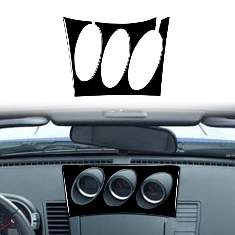 For Nissan 350Z 2003-2009 Car Radio/Air Conditioning Console Sticker, Left Drive - Car Interior Mouldings by PMC Jewellery | Online Shopping South Africa | PMC Jewellery | Buy Now Pay Later Mobicred