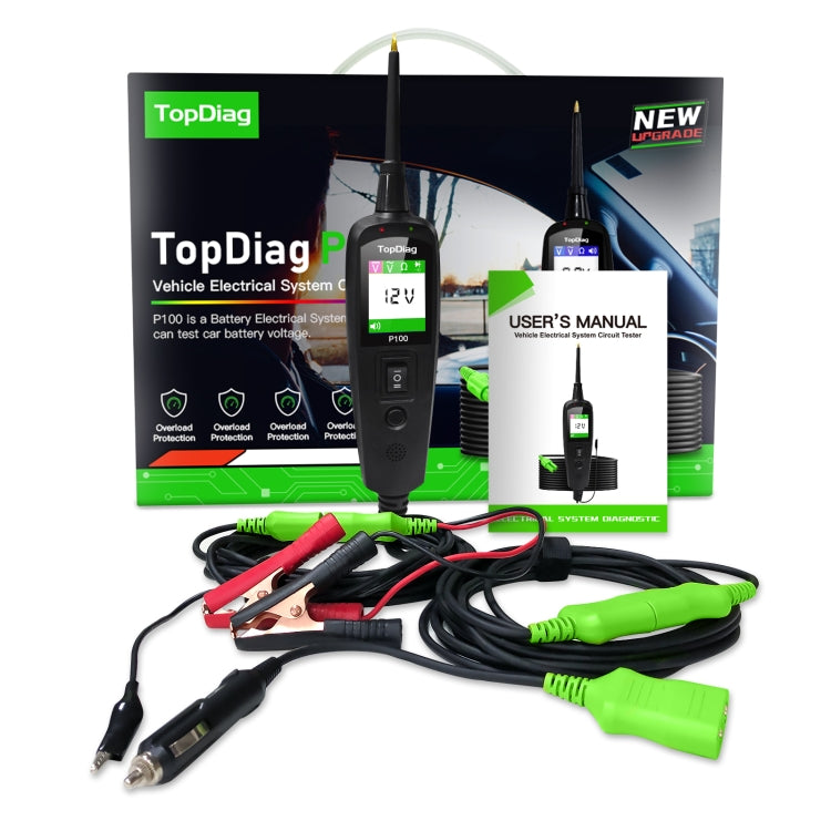 TopDiag P100 Car Circuit Intelligent Analyzer Diagnostic Instrument, Cable Length: 10m - Electronic Test by PMC TechLife | Online Shopping South Africa | PMC TechLife | Buy Now Pay Later Mobicred