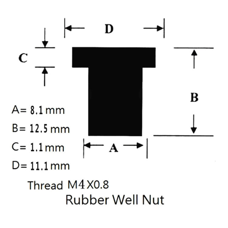 20 in 1 M4 Universal Motorcycle Windshield Brass Nuts - Replacement Parts by PMC Jewellery | Online Shopping South Africa | PMC Jewellery