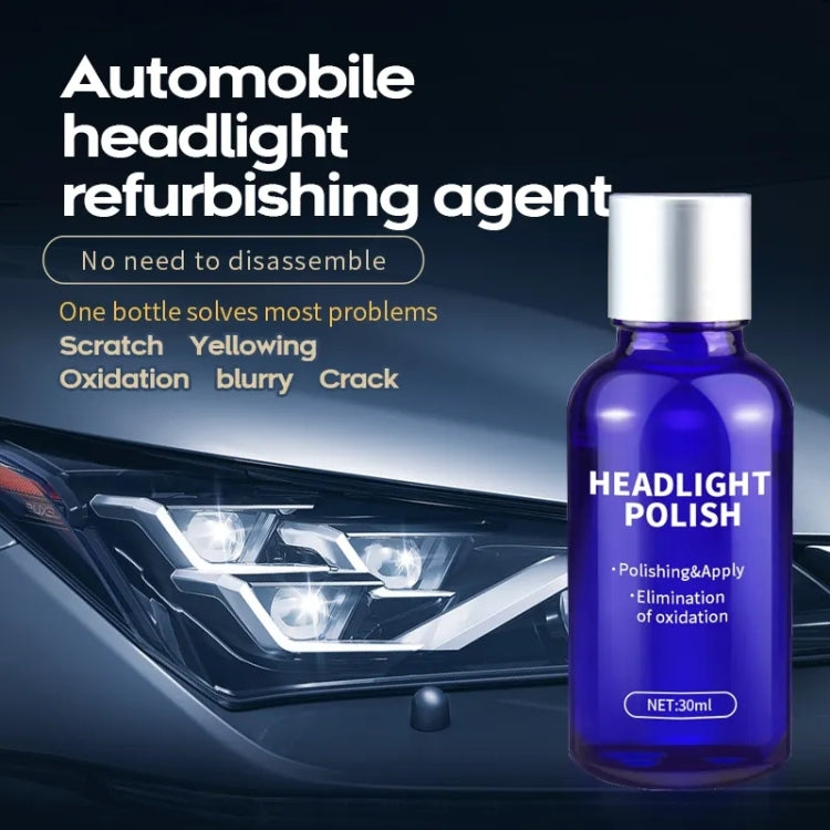 Car Headlight Scratch Yellowing Repair Fluid Set, Capacity: 10ml - free shipping - PMC TechLife - Order now!