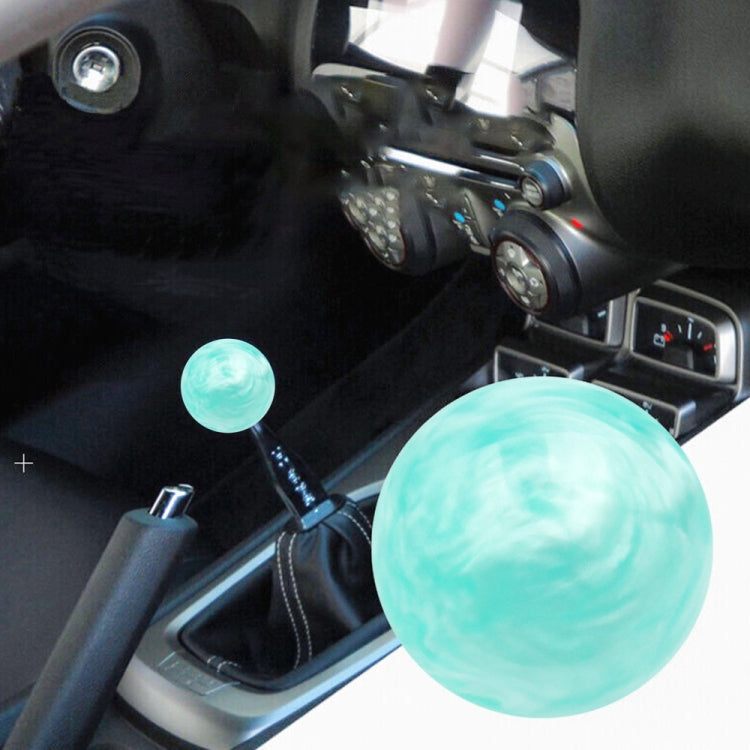 Car Modified Marble Star Gear Head Shifter Cover with Adapter (Light Green) - Shift Knob by PMC Jewellery | Online Shopping South Africa | PMC Jewellery | Buy Now Pay Later Mobicred