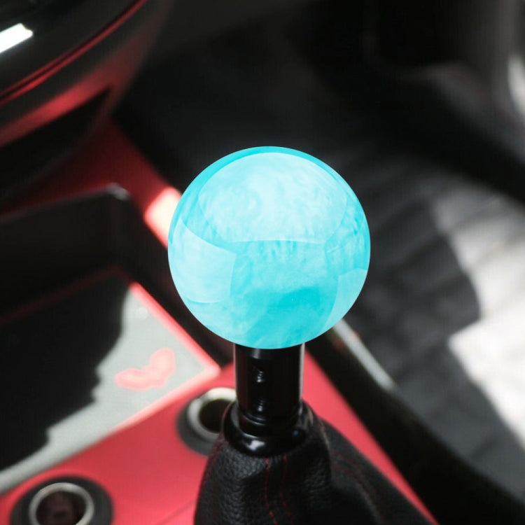 Car Modified Marble Star Gear Head Shifter Cover with Adapter (Light Blue) - Shift Knob by PMC Jewellery | Online Shopping South Africa | PMC Jewellery