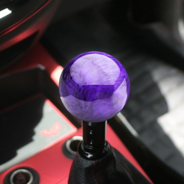 Car Modified Marble Star Gear Head Shifter Cover with Adapter (Purple) - Shift Knob by PMC TechLife | Online Shopping South Africa | PMC TechLife | Buy Now Pay Later Mobicred