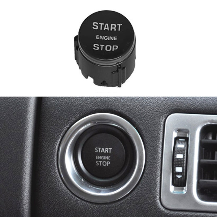 One-key Start Engine Stop Switch Button for Land Rover Range Rover / Discovery, Left Driving(Black) - Car Switches by PMC Jewellery | Online Shopping South Africa | PMC Jewellery | Buy Now Pay Later Mobicred