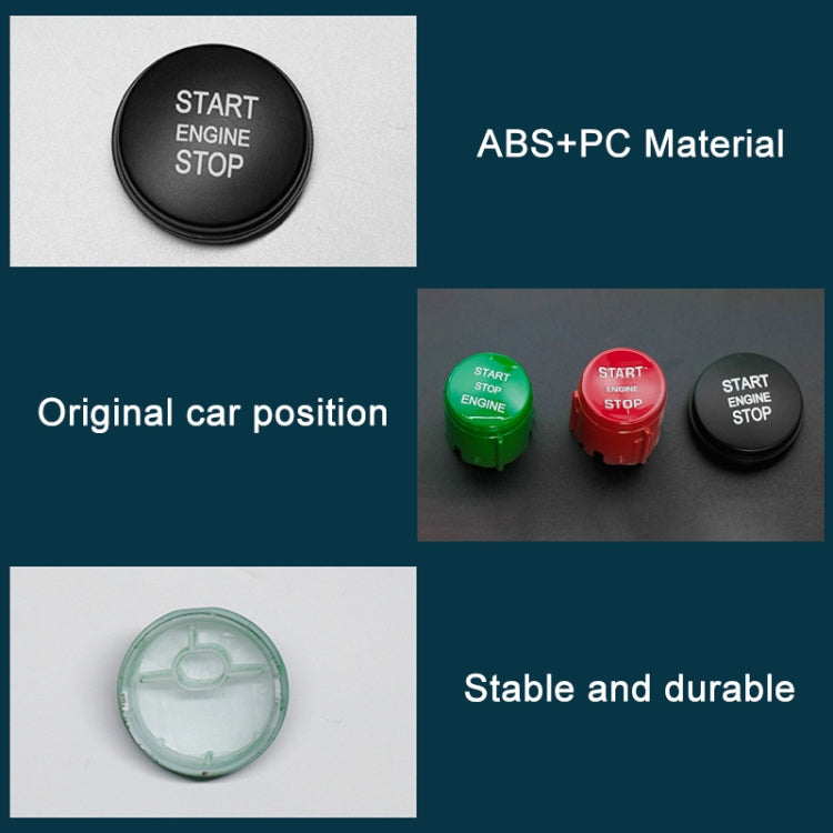 One-key Start Engine Stop Switch Button for Land Rover Range Rover / Discovery, Left Driving(Black) - Car Switches by PMC Jewellery | Online Shopping South Africa | PMC Jewellery | Buy Now Pay Later Mobicred