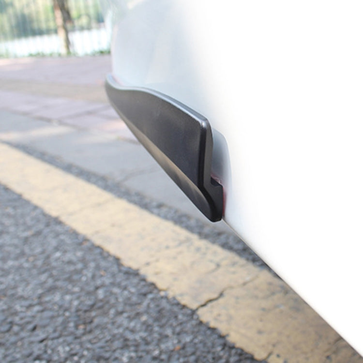 1 Pair Car Carbon Fiber Silicone Bumper Strip, Style: Short (White) - Anti Collision Sticker by PMC TechLife | Online Shopping South Africa | PMC TechLife | Buy Now Pay Later Mobicred