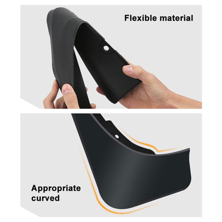 For BMW X1 E84 2010-2015 4pcs/Set Car Auto Soft Plastic Splash Flaps Fender Guard - Mudguards by PMC TechLife | Online Shopping South Africa | PMC TechLife | Buy Now Pay Later Mobicred