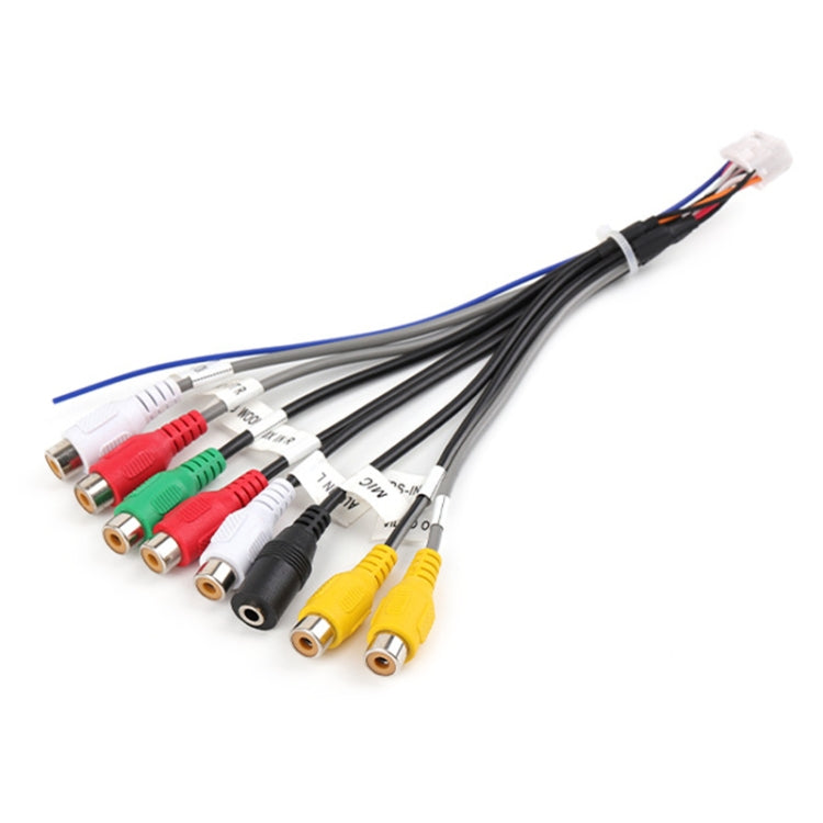 Palminfo Android Navigation 20-pin Audio Microphone Cable RCA Bass Amplifier Cable - DIY Cables by PMC TechLife | Online Shopping South Africa | PMC TechLife | Buy Now Pay Later Mobicred