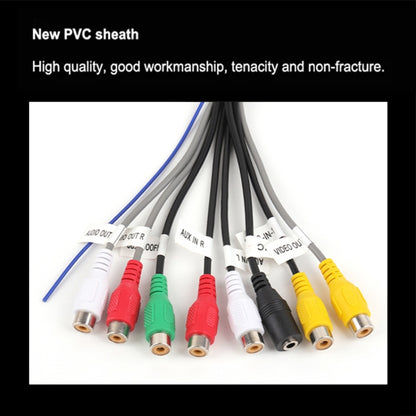 Palminfo Android Navigation 20-pin Audio Microphone Cable RCA Bass Amplifier Cable - DIY Cables by PMC Jewellery | Online Shopping South Africa | PMC Jewellery | Buy Now Pay Later Mobicred