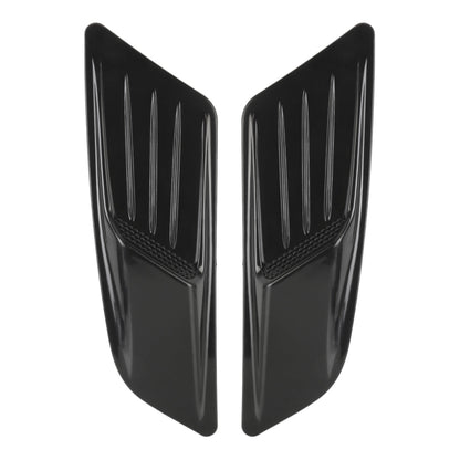 HD-713 1 Pair Car Hood Decorative Stickers Fender Air Vents Sticker(Black) - Decorative Sticker by PMC Jewellery | Online Shopping South Africa | PMC Jewellery | Buy Now Pay Later Mobicred