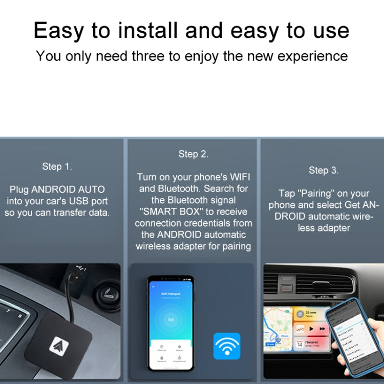 Car Intelligent AI Box Original Car Wired to Wireless Android Auto - Car MP3 & MP4 & MP5 by PMC Jewellery | Online Shopping South Africa | PMC Jewellery | Buy Now Pay Later Mobicred