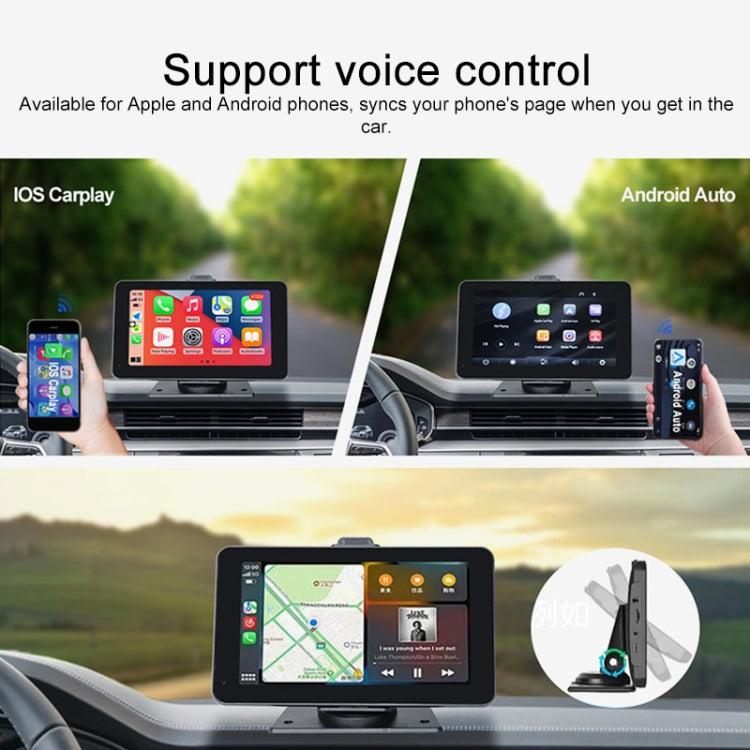 P703S 7 inch Wireless CarPlay Car Navigator Smart Driving Recorder - Car DVRs by PMC TechLife | Online Shopping South Africa | PMC TechLife | Buy Now Pay Later Mobicred