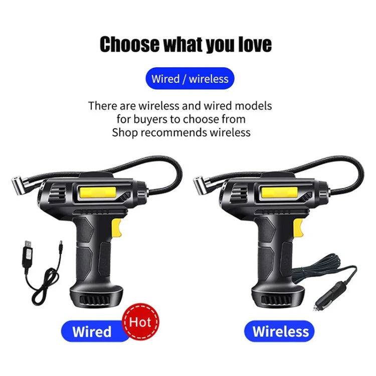 Car Portable Mini Wired Pointer Tire Inflator Pump - Inflatable Pump by PMC TechLife | Online Shopping South Africa | PMC TechLife | Buy Now Pay Later Mobicred