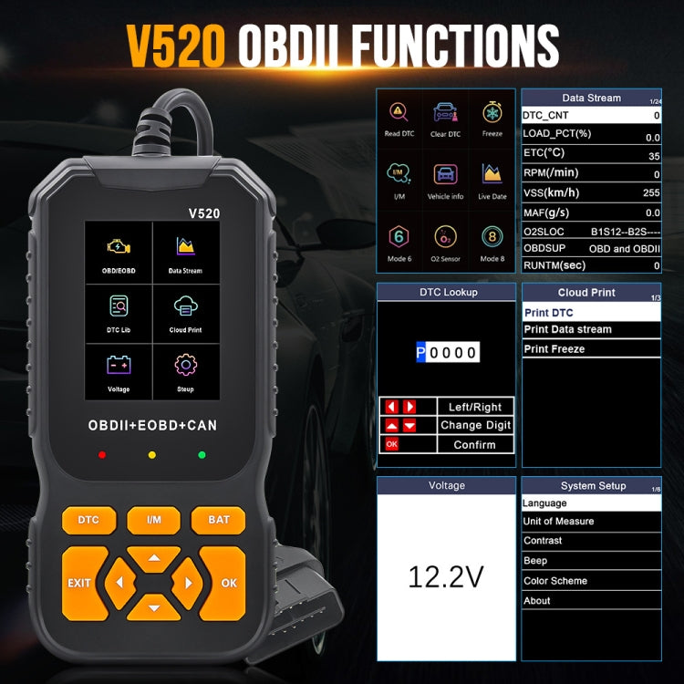 Handheld Portable Car Engine Fault Diagnostic Tool - free shipping - PMC TechLife - Order now!