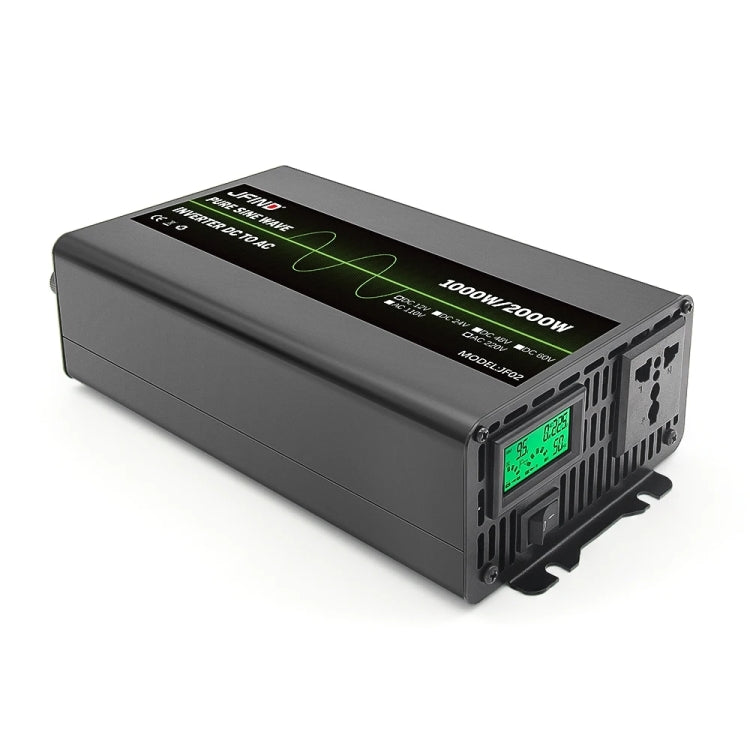 JFIND JF02 1000W 12V to 220V Pure Sine Wave Power Inverter, Universal Plug - Pure Sine Wave by JFIND | Online Shopping South Africa | PMC Jewellery | Buy Now Pay Later Mobicred