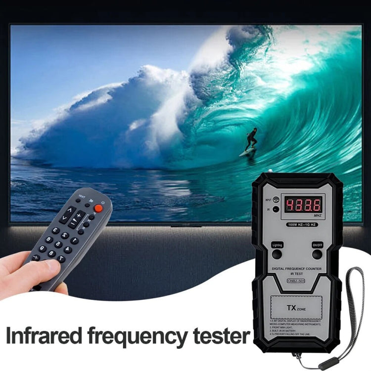 CNBJ-501 100M-1GHz Infrared Frequency Tester - Electronic Test by PMC TechLife | Online Shopping South Africa | PMC TechLife | Buy Now Pay Later Mobicred