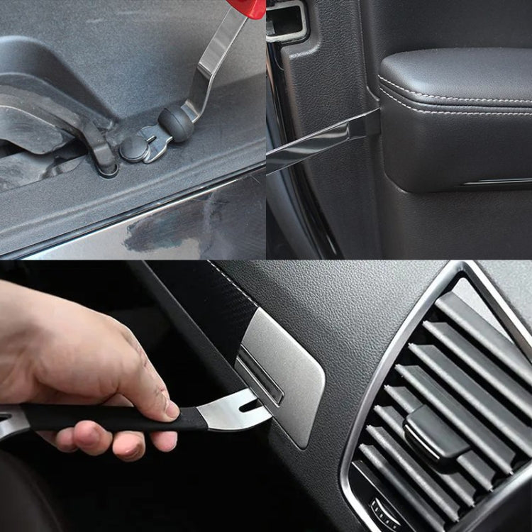 6-8 inch Short Car Door Panel Removal Rubber Buckle Screwdriver (Red) - Hand Tool Sets by PMC TechLife | Online Shopping South Africa | PMC TechLife | Buy Now Pay Later Mobicred