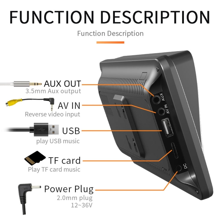 B5300 7 inch Wireless CarPlay Car Bluetooth MP5 Player, Support Mobile Phone Interconnection with Remote Control - Car MP3 & MP4 & MP5 by PMC Jewellery | Online Shopping South Africa | PMC Jewellery | Buy Now Pay Later Mobicred