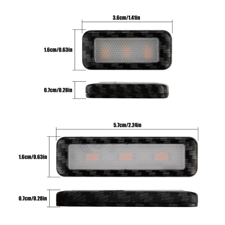 Car 4 in 1 LED Ambient Light Door Decorative Light (Red Light) - Door Lights by PMC TechLife | Online Shopping South Africa | PMC TechLife | Buy Now Pay Later Mobicred