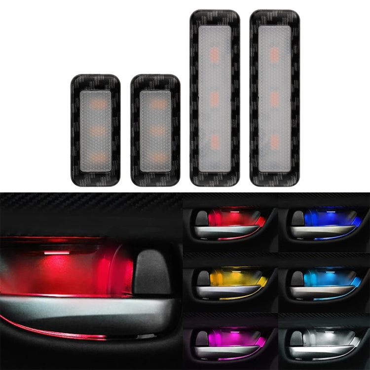 Car 4 in 1 LED Ambient Light Door Decorative Light (Red Light) - Door Lights by PMC TechLife | Online Shopping South Africa | PMC TechLife | Buy Now Pay Later Mobicred