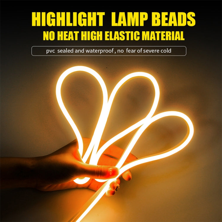 2m Car Daytime Running Super Bright Decorative LED Atmosphere Light (Yellow Light) - Decorative Lights by PMC TechLife | Online Shopping South Africa | PMC TechLife | Buy Now Pay Later Mobicred