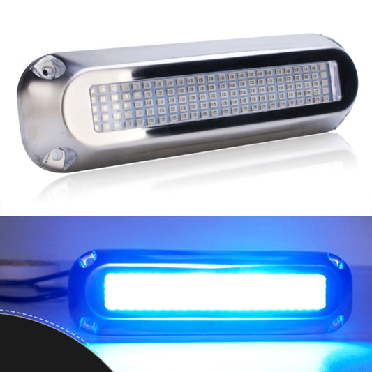Ship / Yacht 10-30V 120LEDs Waterproof Stainless Steel Underwater Light (Blue Light) - Marine Accessories & Parts by PMC Jewellery | Online Shopping South Africa | PMC Jewellery | Buy Now Pay Later Mobicred