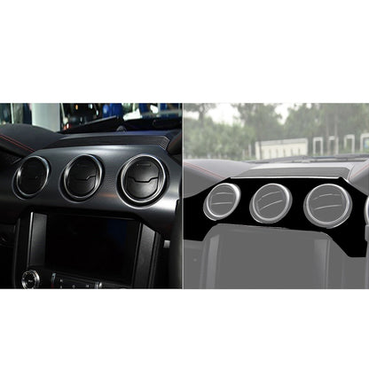 For Ford Mustang 2015-2020 Car Dashboard Panel Set Decorative Sticker, Right Drive (Black) - Car Interior Mouldings by PMC Jewellery | Online Shopping South Africa | PMC Jewellery | Buy Now Pay Later Mobicred