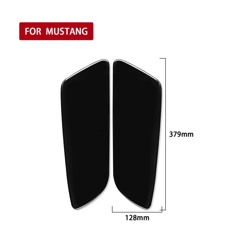 For Ford Mustang 2015-2020 Car Rear Door Panel Decorative Sticker, Left and Right Drive Universal (Black) - Car Interior Mouldings by PMC Jewellery | Online Shopping South Africa | PMC Jewellery | Buy Now Pay Later Mobicred