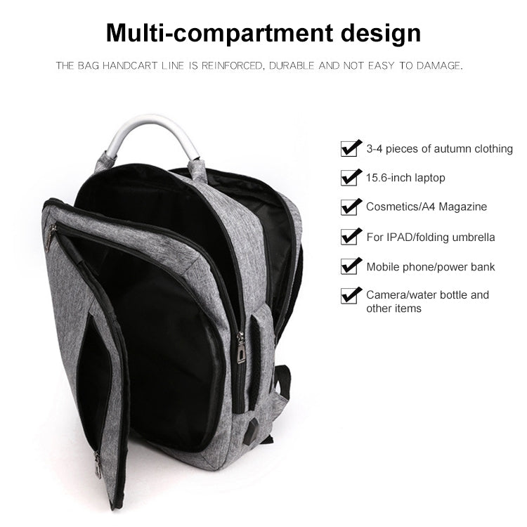 cxs-620 Multifunctional Oxford Laptop Bag Backpack (Black) - Backpack by PMC Jewellery | Online Shopping South Africa | PMC Jewellery | Buy Now Pay Later Mobicred