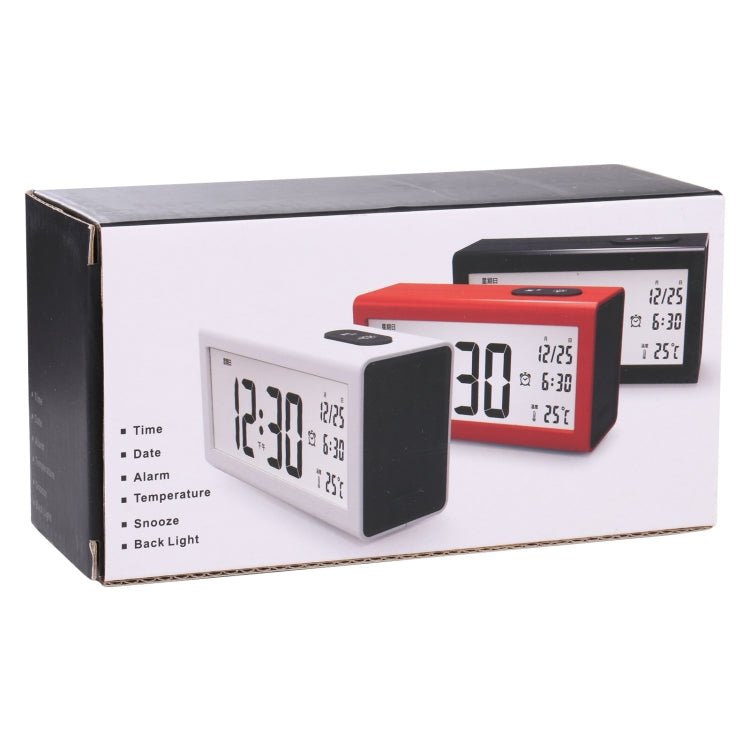 AQ122 LED Display Alarm Clock (White) - Alarm Clocks by PMc TechLife | Online Shopping South Africa | PMc TechLife | Buy Now Pay Later Mobicred