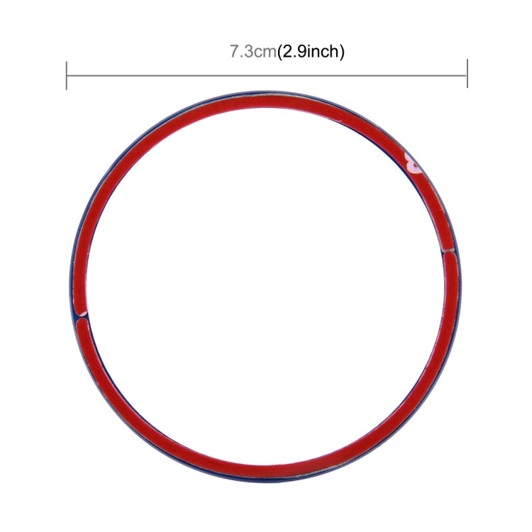 4 PCS Car Aluminum Wheel Hub Deroration Ring For Cadillac(Blue) - Wheels Tires & Parts by PMC TechLife | Online Shopping South Africa | PMC TechLife | Buy Now Pay Later Mobicred