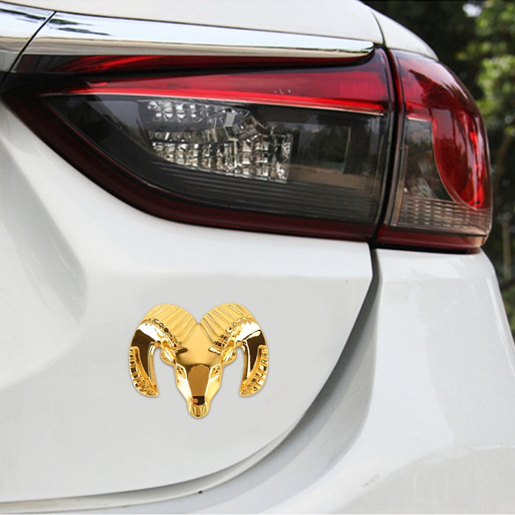 Bull Pattern Car Metal Body Decorative Sticker, Size : S (Gold) - Decorative Sticker by PMC Jewellery | Online Shopping South Africa | PMC Jewellery