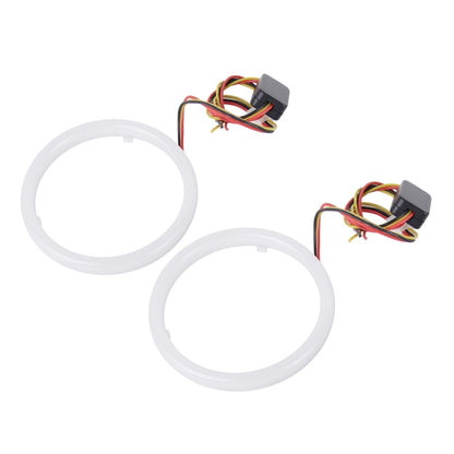 2 PCS 2.5inch 3W White Light + Yellow Light Car Angel Eyes Light, DC 12V Cable Length: 50cm - Eagle Eye Lamps by PMC Jewellery | Online Shopping South Africa | PMC Jewellery | Buy Now Pay Later Mobicred