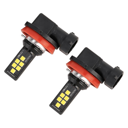 2 PCS H11 DC9-16V / 3.5W / 6000K / 320LM Car Auto Fog Light 12LEDs SMD-ZH3030 Lamps, with Constant Current (White Light) - Fog / Driving Lights by PMC Jewellery | Online Shopping South Africa | PMC Jewellery | Buy Now Pay Later Mobicred