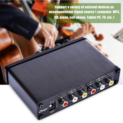 A933 Mini Karaoke Machine System Sound Mixer Amplifier for PC / TV / Mobile Phones, Support RCA in / 2 Channel Mic in(Black) -  by PMC Jewellery | Online Shopping South Africa | PMC Jewellery | Buy Now Pay Later Mobicred