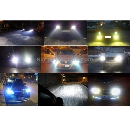 2 PCS H3  Halogen Head Lamp 12V 100W 2400 LM 5000K Warm White Light - Halogen Lights by PMC TechLife | Online Shopping South Africa | PMC TechLife | Buy Now Pay Later Mobicred