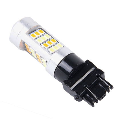 2 PCS T25/3157 10W 1000 LM 6000K White + Yellow Light Turn Signal Light with 42 SMD-2835-LED Lamps And Len. DC 12-24V - Arrow Turn Lights by PMC Jewellery | Online Shopping South Africa | PMC Jewellery | Buy Now Pay Later Mobicred