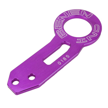 Benen Aluminum Alloy Rear Tow Towing Hook Trailer Ring for Universal Car Auto with Two Screw Holes(Purple) - Towing Bars by PMC Jewellery | Online Shopping South Africa | PMC Jewellery | Buy Now Pay Later Mobicred