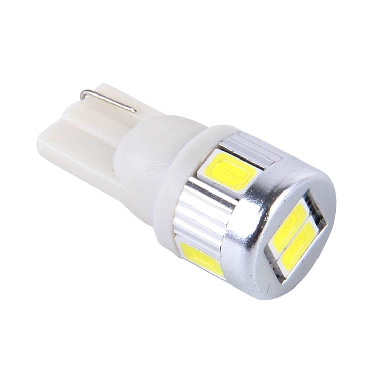 2PCS T10 3W SMD 5630 6 LED Car Clearance Lights Lamp, DC 12V(White Light) - Clearance Lights by PMC Jewellery | Online Shopping South Africa | PMC Jewellery | Buy Now Pay Later Mobicred