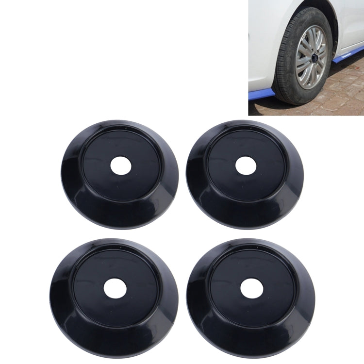 4 PCS Plastic Car Styling Accessories Car Emblem Badge Sticker Wheel Hub Caps Centre Cover - Wheels Tires & Parts by PMC Jewellery | Online Shopping South Africa | PMC Jewellery