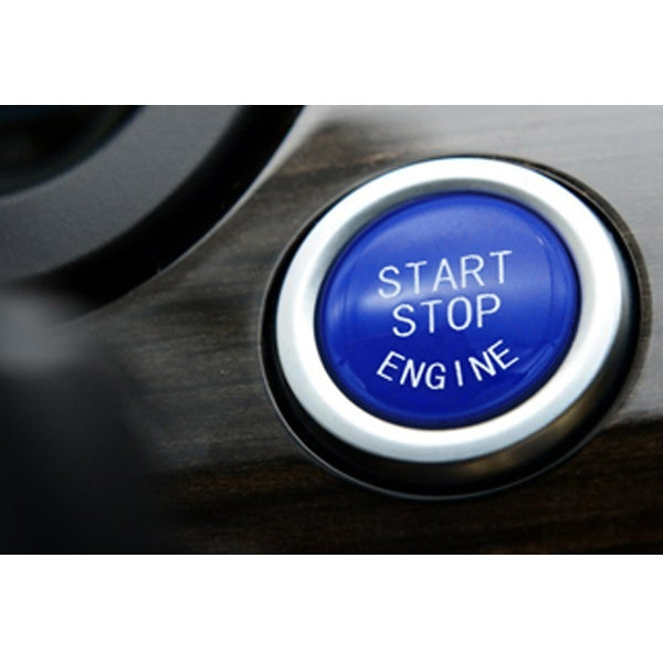 Car Start Stop Engine Button Switch Replace Cover 61319153832 for BMW 5 / 6 / 7 Series F Chassis without Start and Stop 2009-2013(Blue) - Car Switches by PMC TechLife | Online Shopping South Africa | PMC TechLife | Buy Now Pay Later Mobicred
