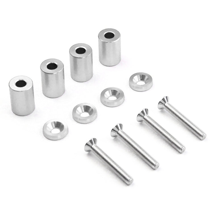 4 PCS Car Modified Isolation Column Engine Cover Blocked Up Screw Engine Turbine Ventilation Gasket Screw Washer (Silver) - Nuts & Bolts by PMC Jewellery | Online Shopping South Africa | PMC Jewellery | Buy Now Pay Later Mobicred