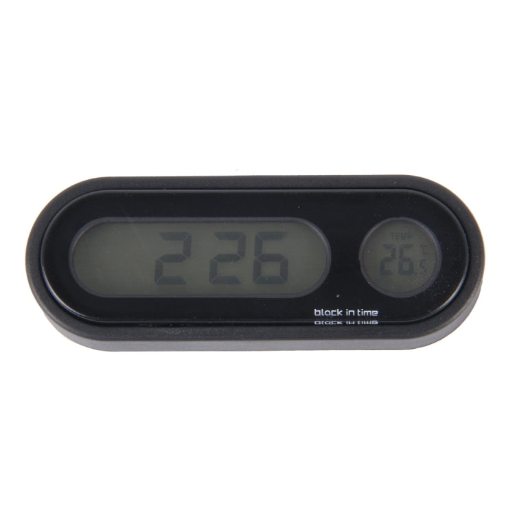 Multi-Function Digital Temperature Thermometer Clock LCD Monitor Battery Meter Detector Display - Clocks & Car Meters by PMC TechLife | Online Shopping South Africa | PMC TechLife | Buy Now Pay Later Mobicred